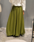 Jupe bouffante vert olive