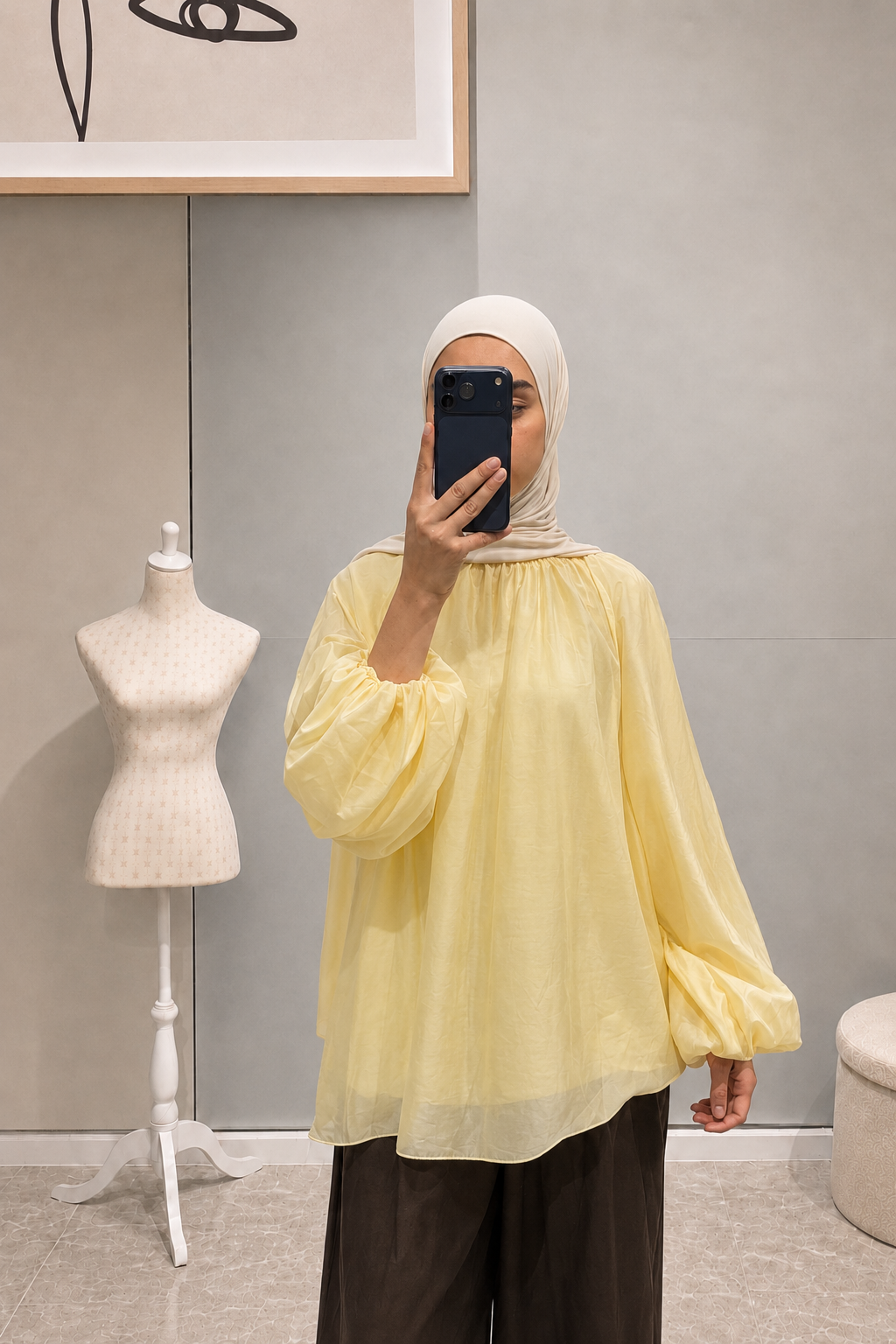 Blouse jaune