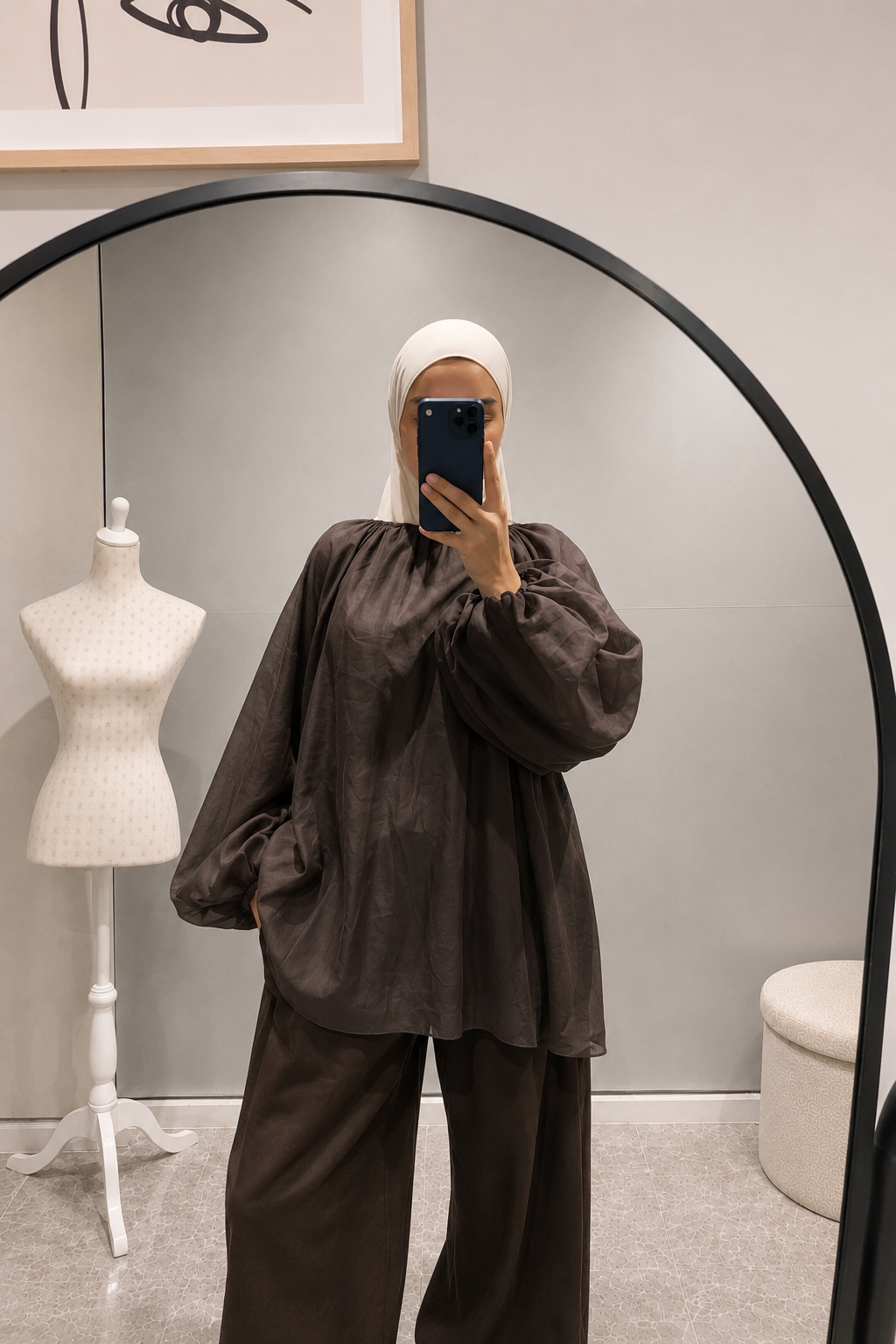 Blouse marron