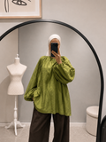 Blouse vert olive